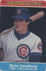 Ryne Sandberg #39 Baseball Cards 1986 Fleer League Leaders Prices