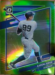 Aaron Judge [Lime Green] #184 Baseball Cards 2021 Panini Donruss Optic Prices