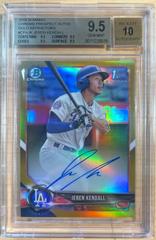 Jeren Kendall [Gold Refractor] Baseball Cards 2018 Bowman Chrome Prospects Autographs Prices