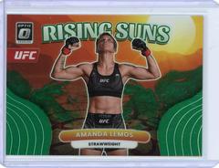Amanda Lemos [Green] #15 Ufc Cards 2023 Panini Donruss Optic UFC Rising Suns Prices