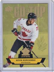 Kevin Korchinski #GT-17 Hockey Cards 2023 Upper Deck Team Canada Juniors Go To The Top Prices