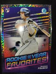 Wander Franco [Mega Box Mojo] #ROYF-1 Baseball Cards 2022 Bowman Rookie of the Year Favorites Prices