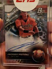 Jackson Holliday [Autograph Ice Pattern] #TOP-97 Baseball Cards 2023 Bowman Platinum Top Prospects Prices