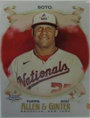 Juan Soto [Red Refractor] #74 Baseball Cards 2021 Topps Allen & Ginter Chrome Prices