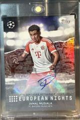 Jamal Musiala #ENA-JM Soccer Cards 2023 Topps UEFA Club European Nights Autograph Prices