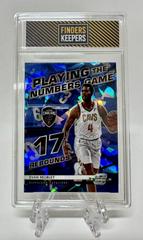 Evan Mobley [Blue Ice] #29 Basketball Cards 2021 Panini Contenders Optic Playing the Numbers Game Prices