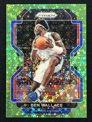 Ben Wallace [Fast Break Green Prizm] Basketball Cards 2021 Panini Prizm Prices