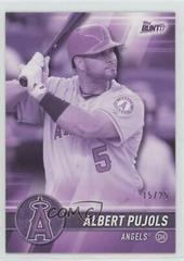 Albert Pujols [Purple] Baseball Cards 2017 Topps Bunt Prices
