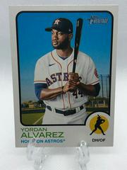 Yordan Alvarez #189 Baseball Cards 2022 Topps Heritage Prices