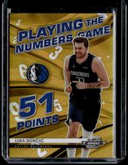 Luka Doncic [Gold] #8 Basketball Cards 2021 Panini Contenders Optic Playing the Numbers Game Prices