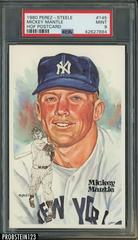 Mickey Mantle #145 Baseball Cards 1980 Perez Steele HOF Postcard Prices