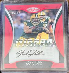 John Kuhn [Red] Football Cards 2018 Panini Certified Mirror Signatures Prices