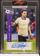Diogo Jota [Purple] Soccer Cards 2022 Pro Set Autographs Prices