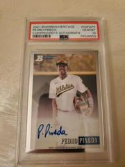 Pedro Pineda #93PA-PP Baseball Cards 2021 Bowman Heritage Chrome Prospect Autographs Prices