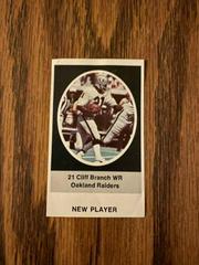 Cliff Branch Football Cards 1972 Sunoco Stamps Update Prices