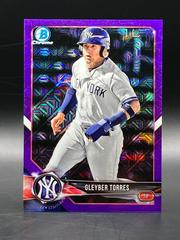 Gleyber Torres [Purple Refractor] #BCP-100 Baseball Cards 2018 Bowman Chrome Prospects Prices