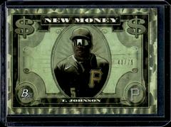Termarr Johnson [Ice] Baseball Cards 2023 Bowman Platinum New Money Prices