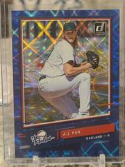 A.J. Puk [Blue] #R-5 Baseball Cards 2020 Panini Donruss the Rookies Prices