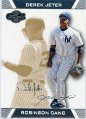 Derek Jeter, Robinson Cano [Silver Bronze] #55 Baseball Cards 2007 Topps CO Signers Prices