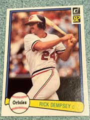 Rick Dempsey Baseball Cards 1982 Donruss Prices