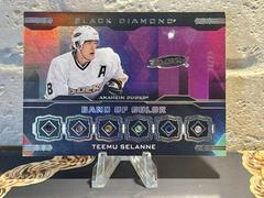 Teemu Selanne #BC-TS Hockey Cards 2023 Upper Deck Black Diamond Band of Color Prices