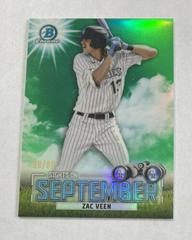 Zac Veen [Green] #SOS-10 Baseball Cards 2023 Bowman Sights on September Prices