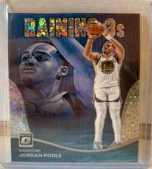Jordan Poole [Holo Fast Break] #16 Basketball Cards 2022 Panini Donruss Optic Raining 3s Prices