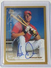 Adam Dunn [Certified Autograph] Baseball Cards 1999 Topps Traded Prices