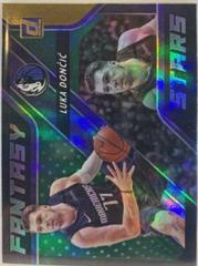 Luka Doncic [Green Flood] Basketball Cards 2020 Donruss Fantasy Stars Prices