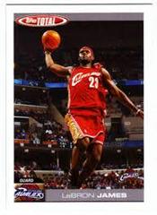 Lebron James #4 Basketball Cards 2004 Topps Total Prices