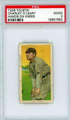Charley O'Leary [Hands on Knees] #NNO Baseball Cards 1909 T206 Tolstoi Prices