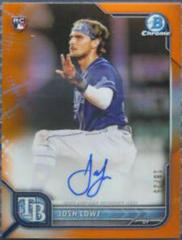 Josh Lowe [Orange Refractor] #CRA-JL Baseball Cards 2022 Bowman Chrome Rookie Autographs Prices