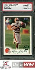 Kevin Johnson [Stealth] #121R Football Cards 1999 Fleer Focus Prices