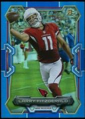 Larry Fitzgerald [Rainbow Foil Blue] #2 Football Cards 2015 Bowman Prices