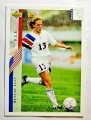 Kristine Lilly [English, Spanish] Soccer Cards 1994 Upper Deck World Cup Soccer Prices