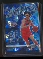 Josh Giddey [Blue Ice] Basketball Cards 2021 Panini Contenders Optic Playing the Numbers Game Prices