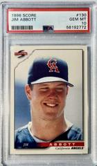 Jim Abbott #130 Baseball Cards 1996 Score Prices