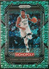 Giannis Antetokounmpo [Green Shimmer] #96 Basketball Cards 2022 Panini Prizm Prices
