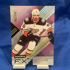 Benoit Olivier Groulx Hockey Cards 2021 Upper Deck Synergy FX Rookies Prices
