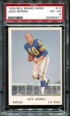 Jack Morris Football Cards 1959 Bell Brand Rams Prices