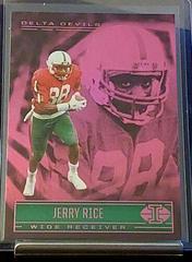 Jerry Rice [Pink] #1 Football Cards 2022 Panini Chronicles Draft Picks Illusions Prices