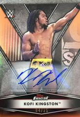 Kofi Kingston [Black Autograph] #SS-5 Wrestling Cards 2021 Topps Finest WWE Sole Survivors Prices