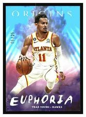Trae Young [Turquoise] #11 Basketball Cards 2022 Panini Origins Euphoria Prices
