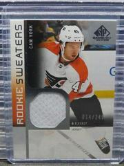 Cam York Hockey Cards 2021 SP Game Used Rookie Sweaters Prices