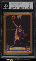 Kobe Bryant [Gold Refractor] #36 Basketball Cards 2003 Topps Chrome Prices