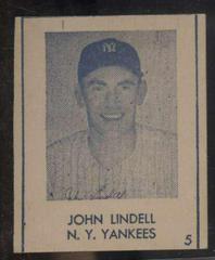 John Lindell [Hand Cut] #5 Baseball Cards 1948 R346 Blue Tint Prices