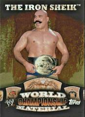 The Iron Sheik [Puzzle Back] #W24 Wrestling Cards 2010 Topps WWE World Championship Material Prices