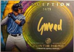 Curtis Mead [Gold Rainbow] Baseball Cards 2022 Bowman Inception Silver Signings Autographs Prices