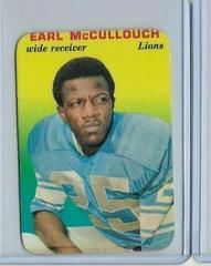 Earl McCullouch #8 Football Cards 1970 Topps Glossy Prices