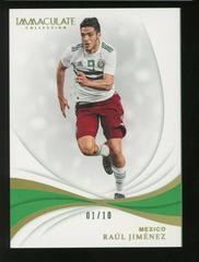 Raul Jimenez [Gold] Soccer Cards 2018 Panini Immaculate Prices